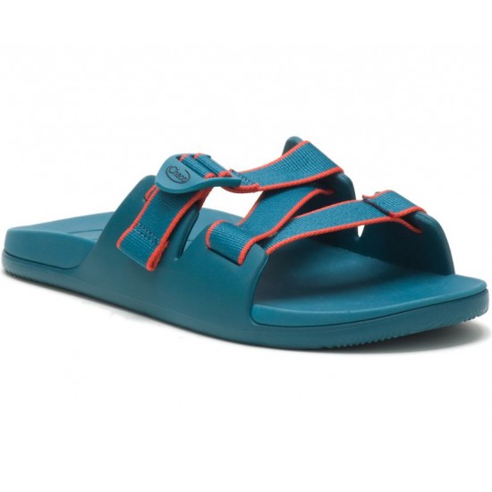 Chaco Chillos Slide Outskirt Cobalt Men