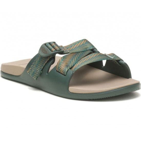 Chaco Chillos Slide Bracken Olive Men