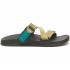 Chaco Lowdown Slide Avocado Teal Men