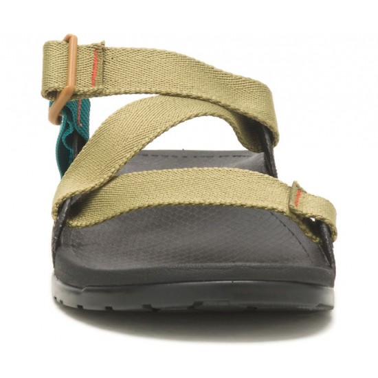 Chaco Lowdown Slide Avocado Teal Men