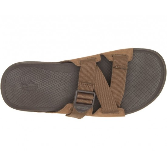 Chaco Lowdown Leather Slide Otter Men