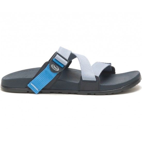 Chaco Lowdown Slide Azure Dusty Blue Men