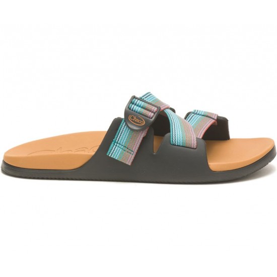 Chaco Chillos Slide Rising Teal Men