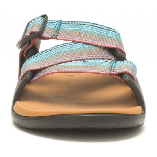 Chaco Chillos Slide Rising Teal Men