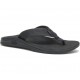 Chaco Classic Leather Flip Black Women