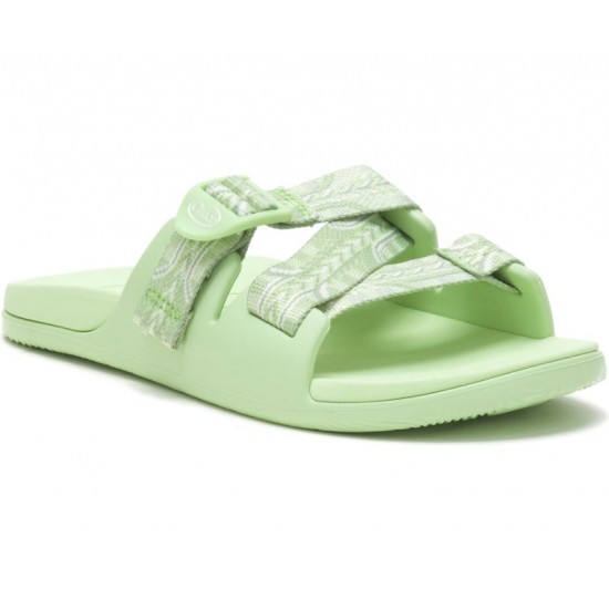 Chaco Chillos Slide Pierce Pale Green Women