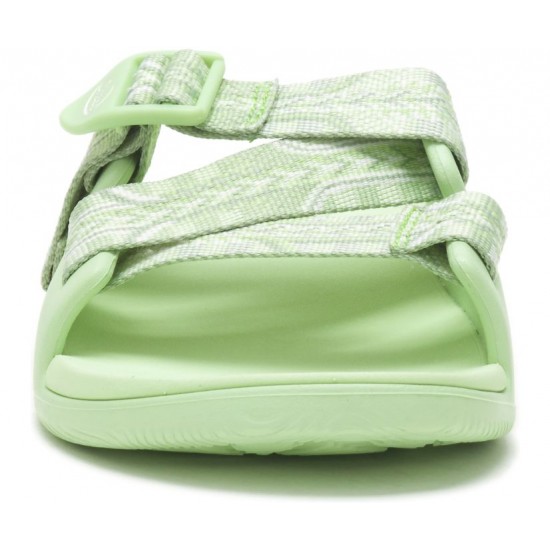 Chaco Chillos Slide Pierce Pale Green Women