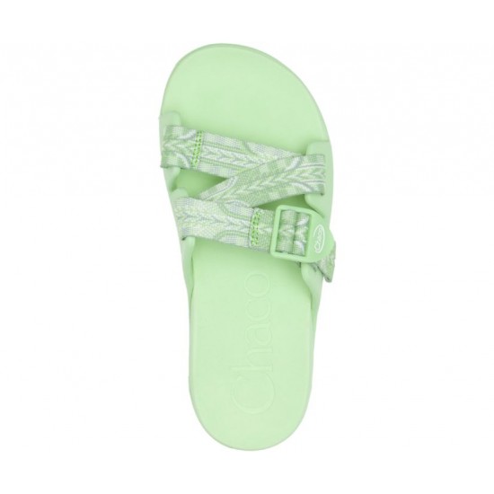 Chaco Chillos Slide Pierce Pale Green Women