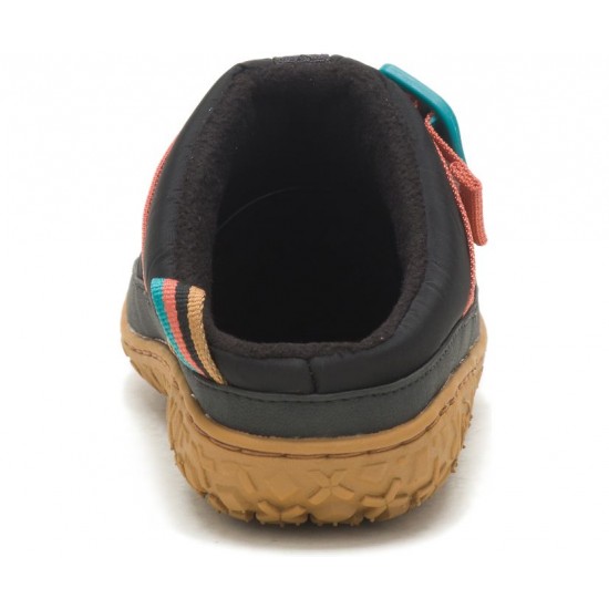 Chaco Ramble Puff Clog Retro Black Women