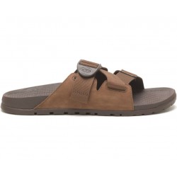 Chaco Lowdown Leather Slide Otter Women