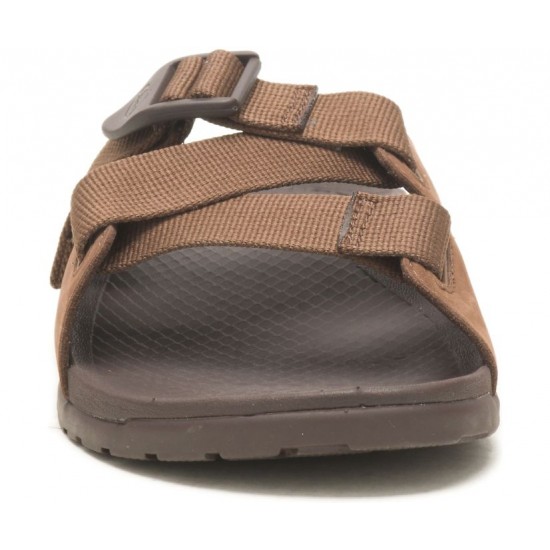 Chaco Lowdown Leather Slide Otter Women