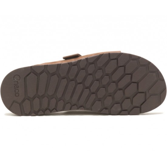 Chaco Lowdown Leather Slide Otter Women