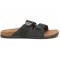 Chaco Lowdown Leather Slide Black Women