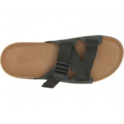 Chaco Lowdown Leather Slide Black Women