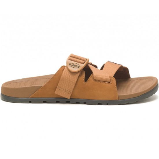 Chaco Lowdown Leather Slide Taffy Women