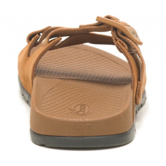 Chaco Lowdown Leather Slide Taffy Women