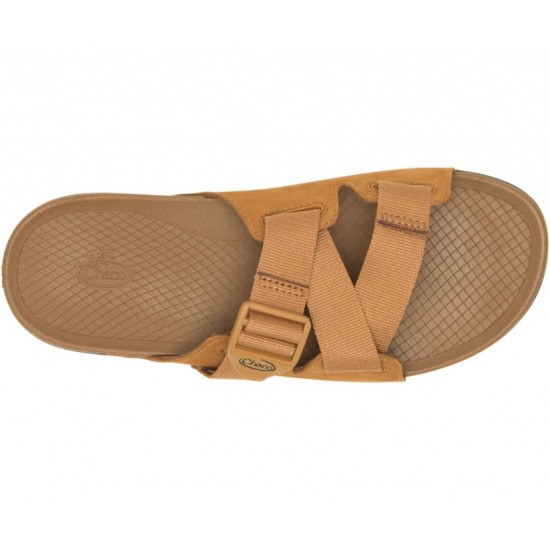 Chaco Lowdown Leather Slide Taffy Women