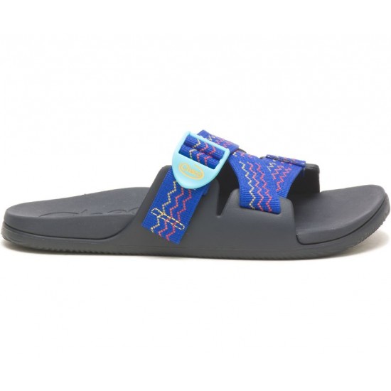 Chaco Chillos Slide Lasagna Blue Women