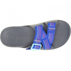 Chaco Chillos Slide Lasagna Blue Women