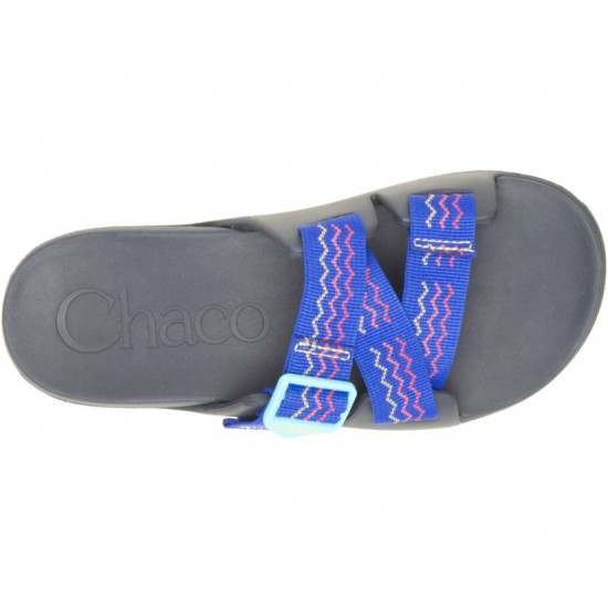 Chaco Chillos Slide Lasagna Blue Women